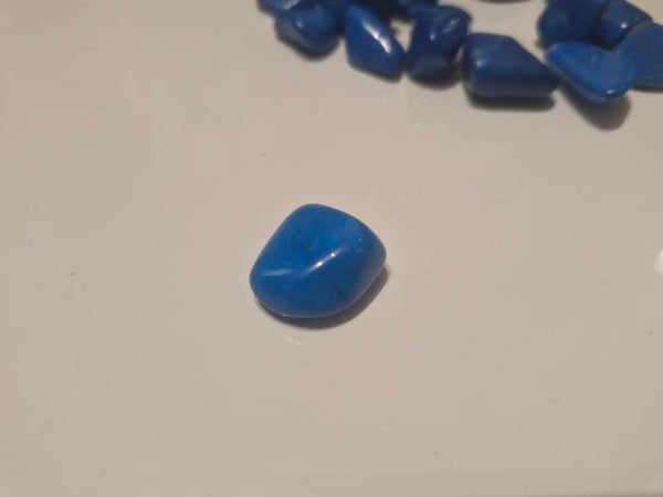 Dyed Blue Howlite Without Guidance