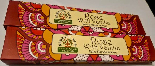 Rose with Vanilla Incense Stick (Pack Of 2)