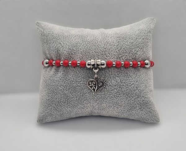 Bracelet avec un petit cœur
