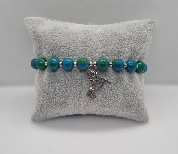 Bracelet avec un colibri