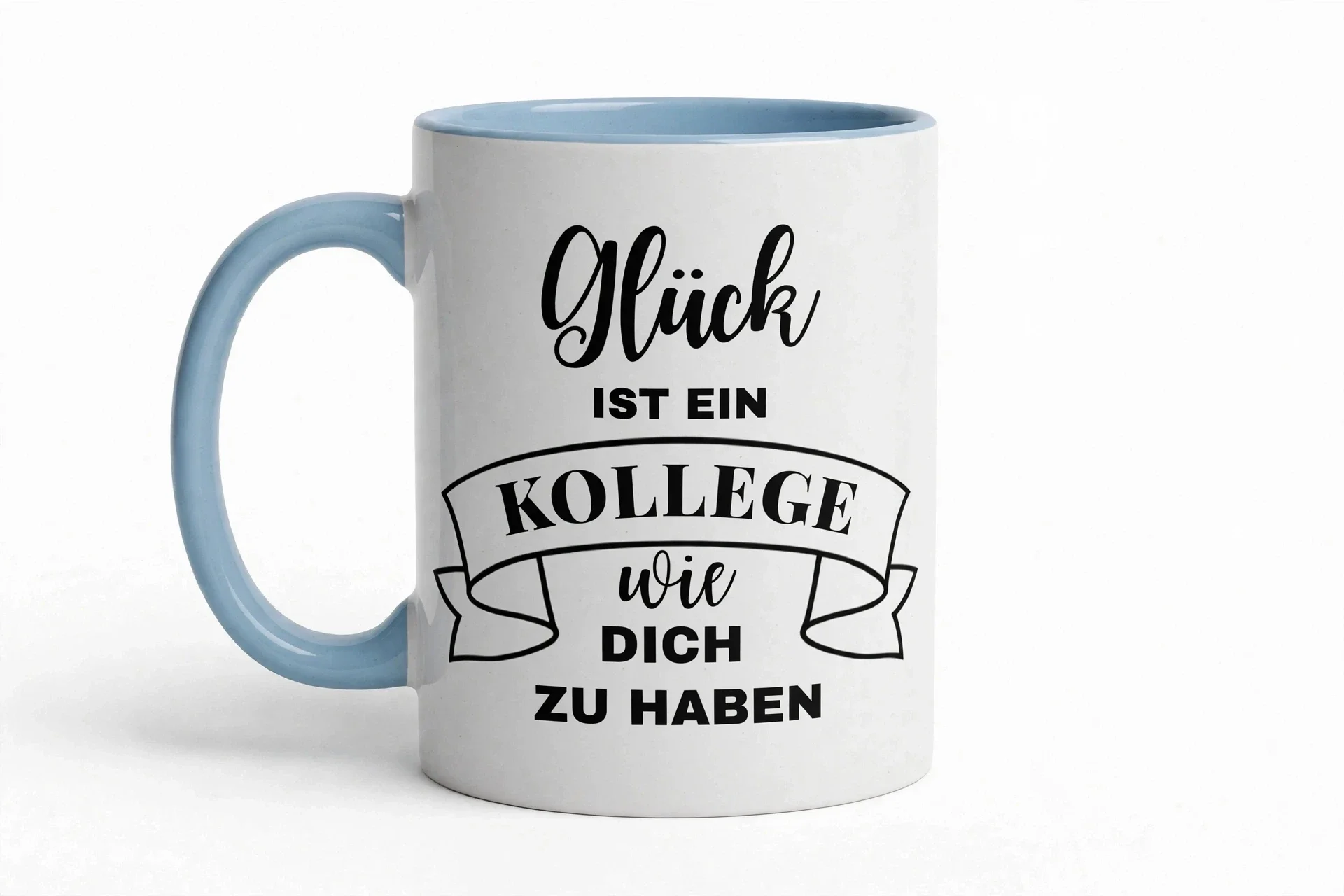 TASSE | DANKE KOLLEGE | mit Wunschname - Hellblau