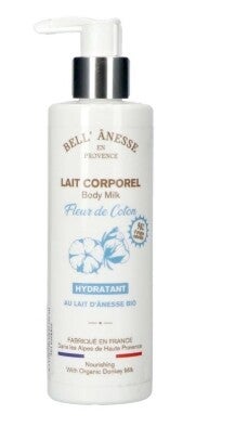 Lait corporel 250ml au lait d'ânesse Fleur de coton