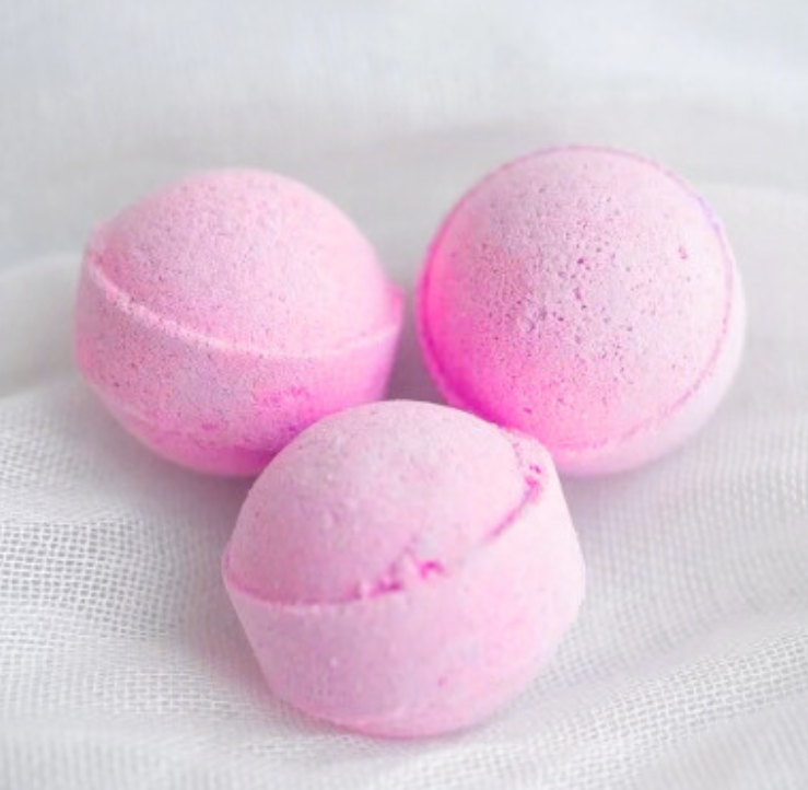 Mini boules de bain Fraise