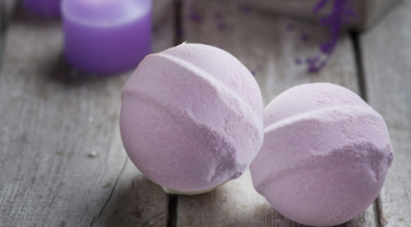 Mini boules de bain Violette