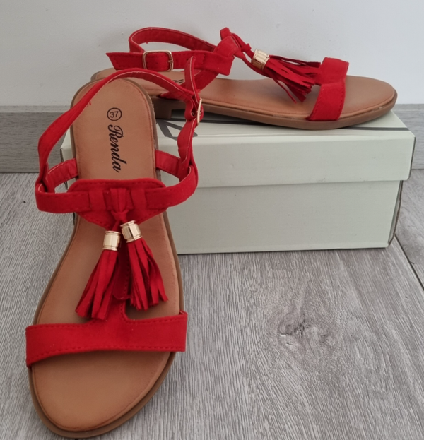 Slipper met franje (verschillende kleuren)