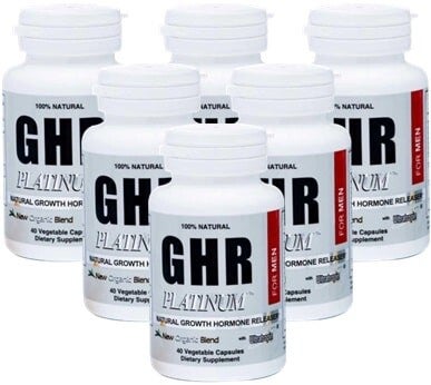 6 Bottles Order Options  GHR Platinum For Men Hgh Releaser Regular Order or Subscribe And Save