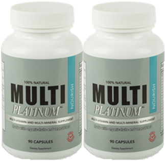 2 Bottles Order Options  Multi Platinum AntiAging Vitamins Regular Order or Subscribe And Save
