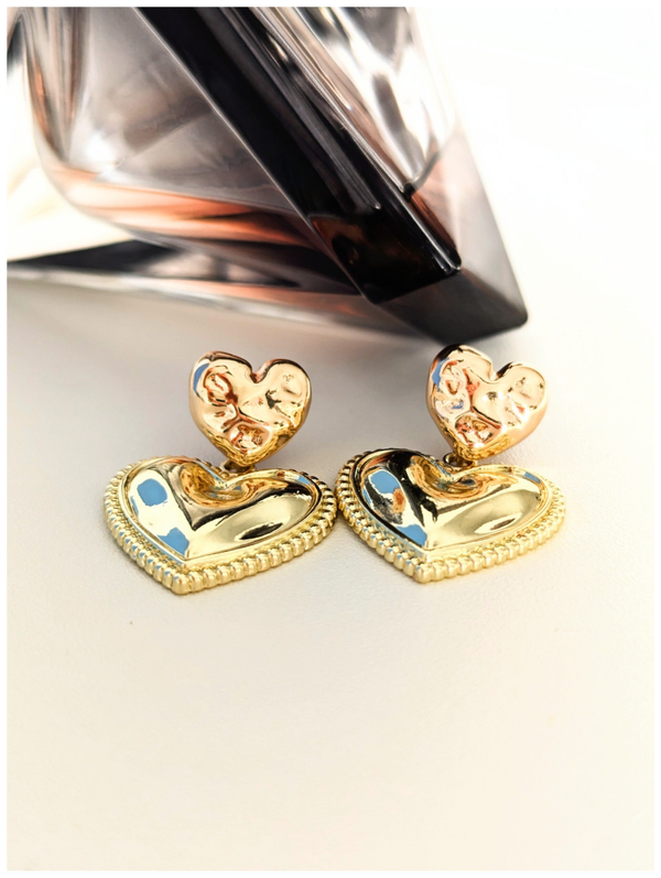 🔹Boucles d'Oreille "Aliénor" (Modèle doré)