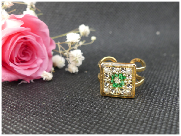 🔹Bague "Espérance" Modèle carré