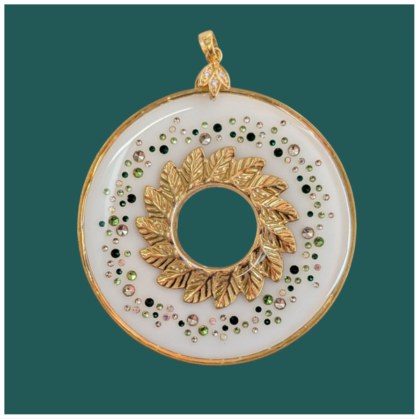 🔹Médaillon "Éclat de l'Âme" - Vert