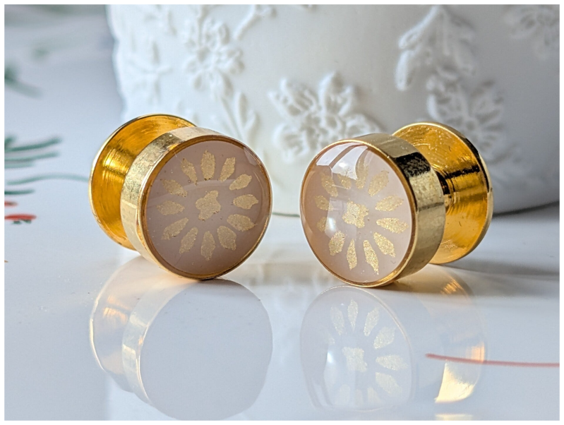 Boutons De Manchettes Camée En Résine Cheval - Marque A Bijoux - Neuf Avec Étiquettes - Accessoire Élégant