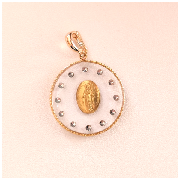 🔹"Notre-Dame de la Pureté" - 25 mm (tout cristal)