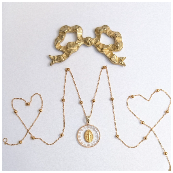 🔹Médaille Miraculeuse "mise en beauté" (16 perles)