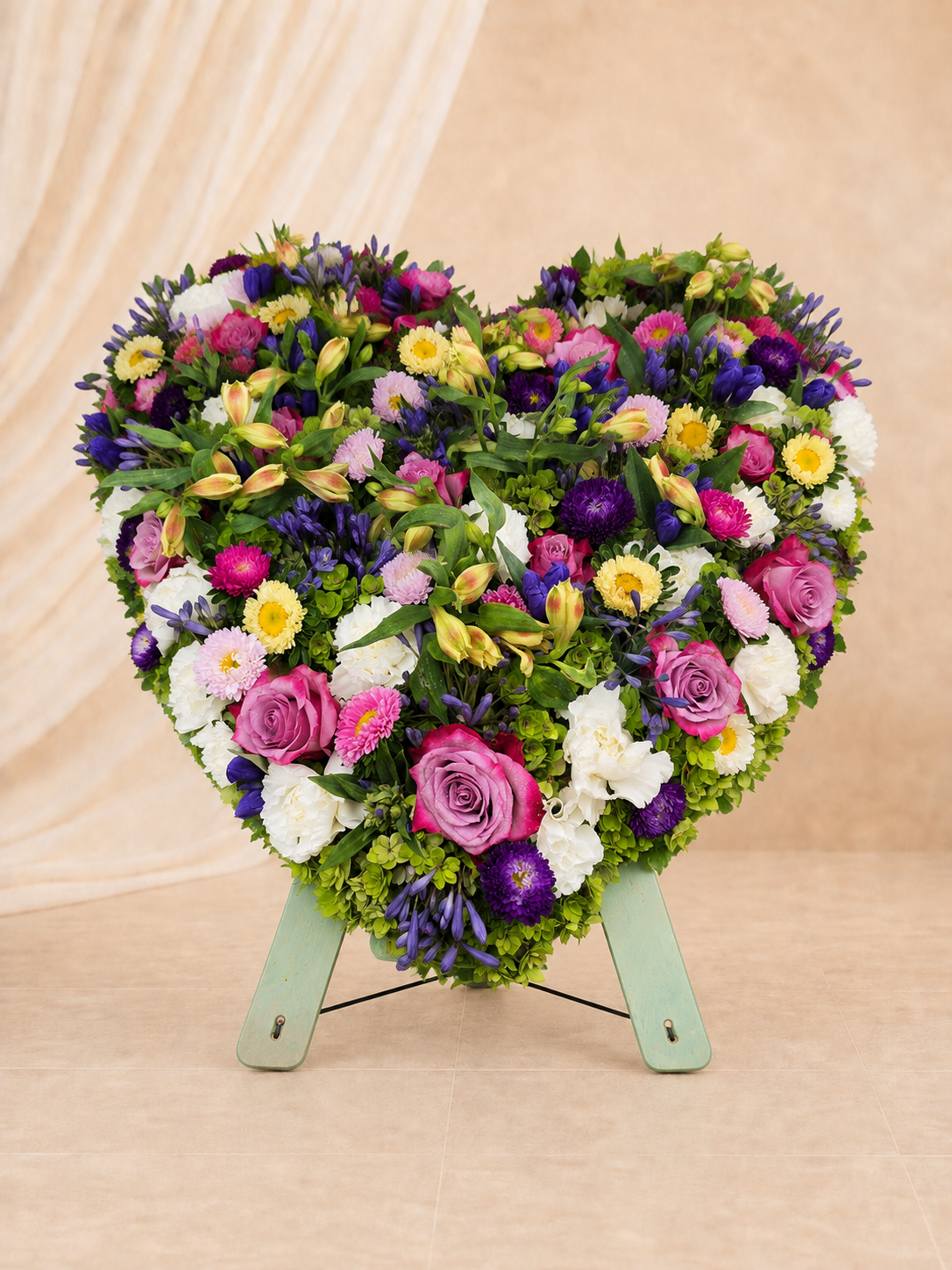 Herz - bunte Blumen - Herz 3