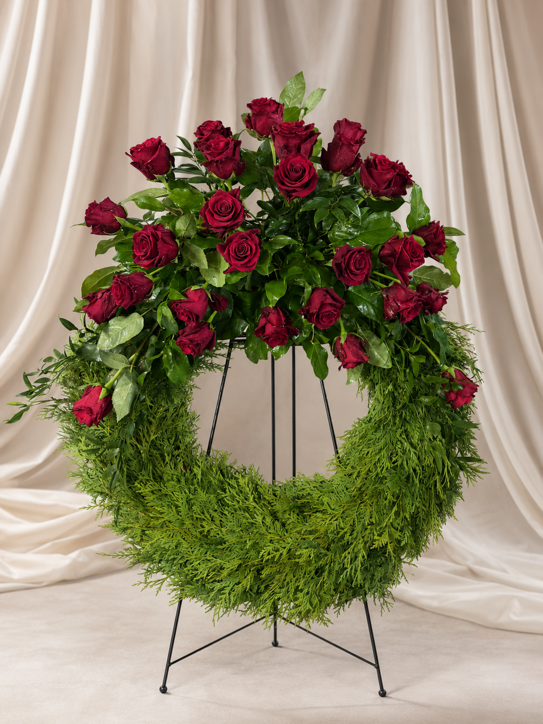 Trauerkranz rote Rosen - KG 6