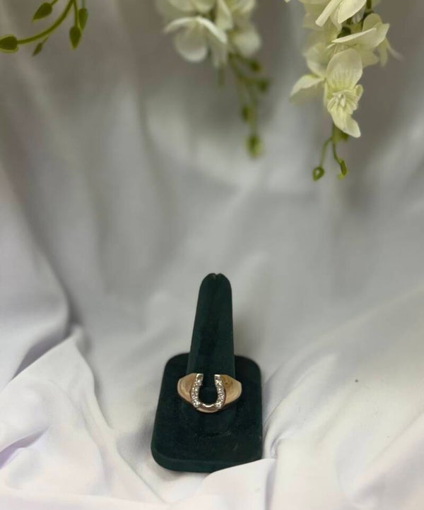 Horse shoe ring