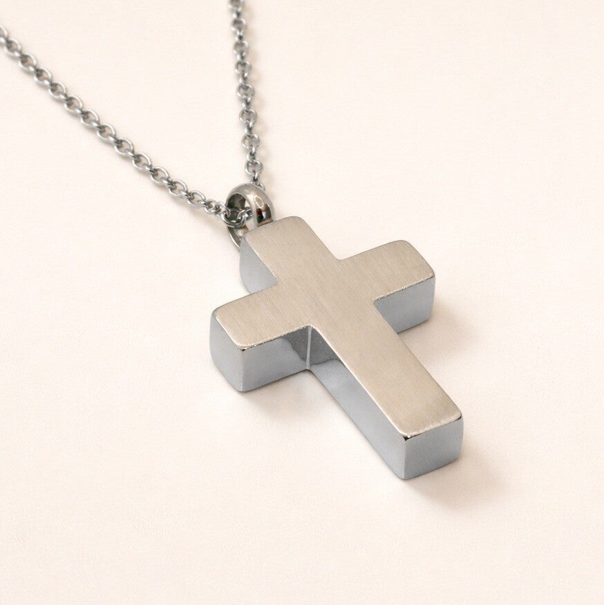 Ashanger - Kruisje - Zilverkleurig