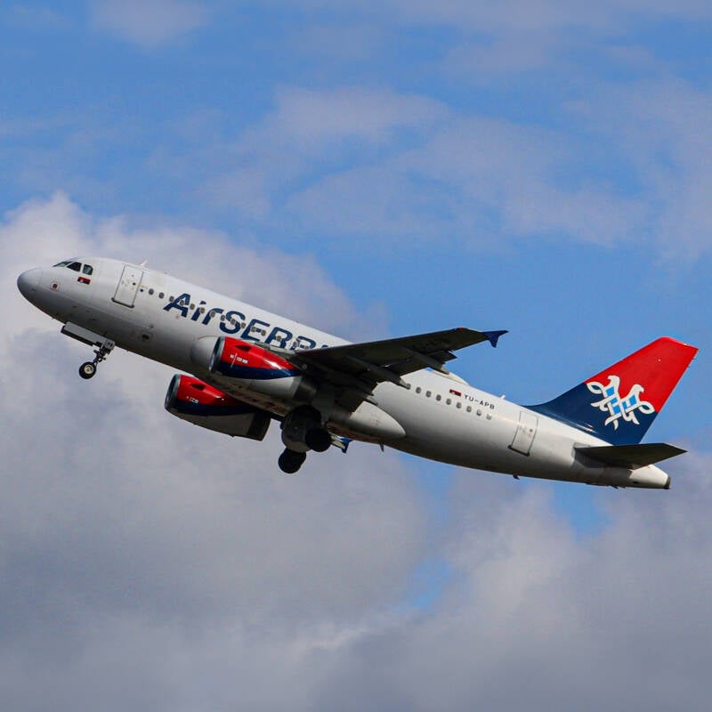 AirSerbia airplane