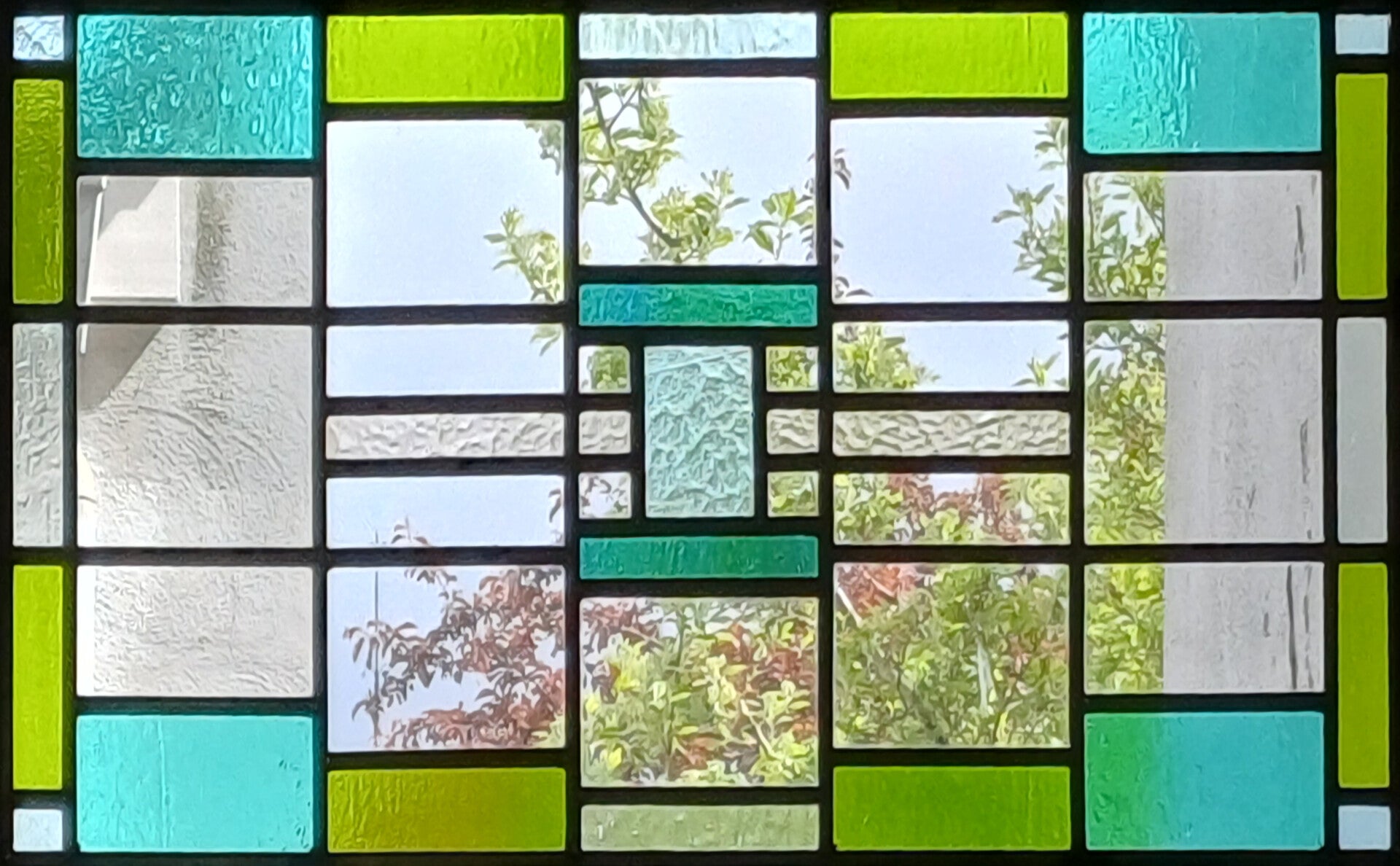 © Zwaluw glas in lood