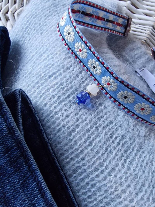 Perles bleue