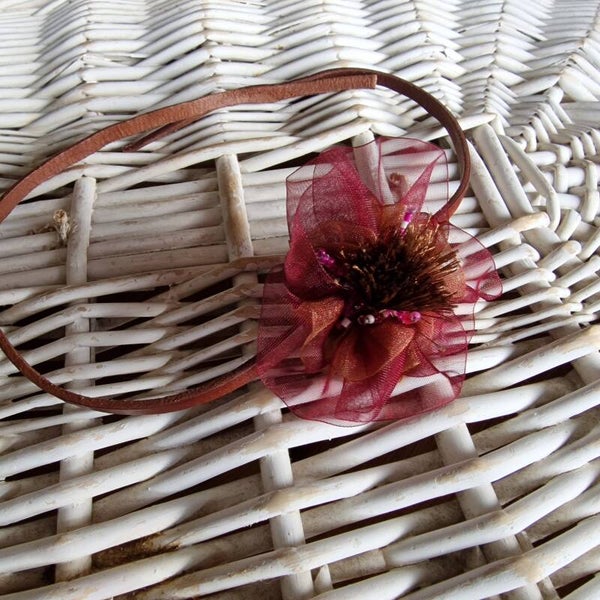 Fleur bordeau