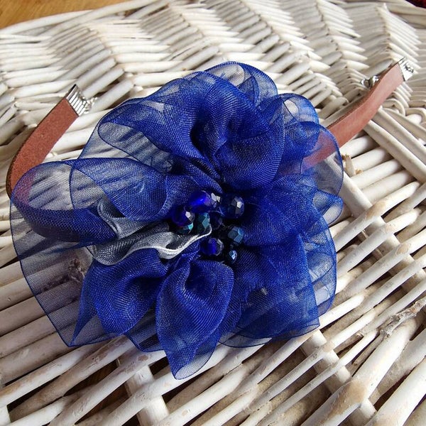 Organza bleu