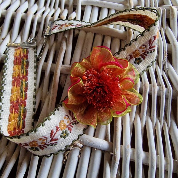 fleur orangée