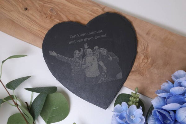 Gepersonaliseerd leisteen hart