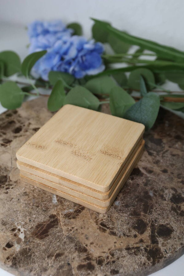 Onderzetters bamboe hout