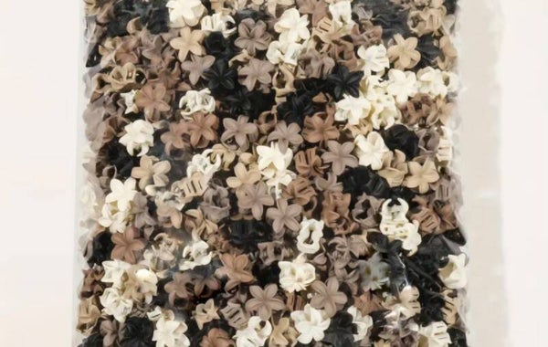 Mini haarklipjes bloem