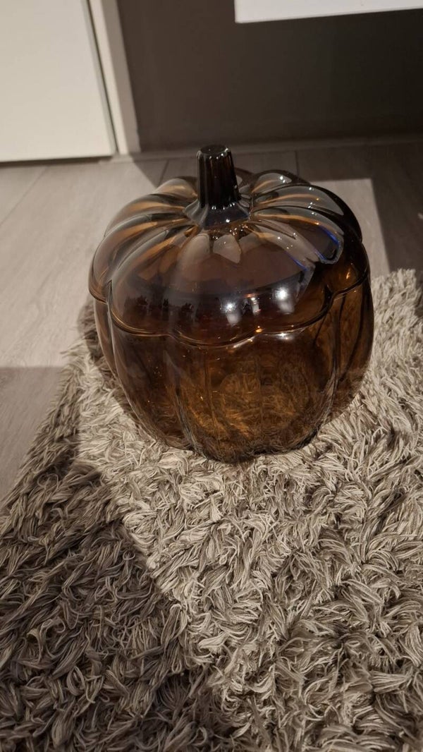 Pompoen pot bruin