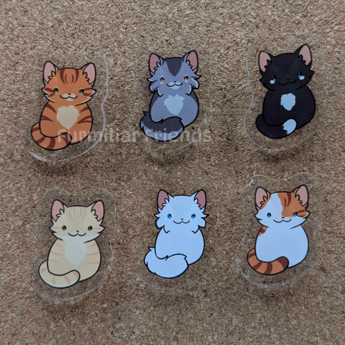 Katten pins - Serie 1