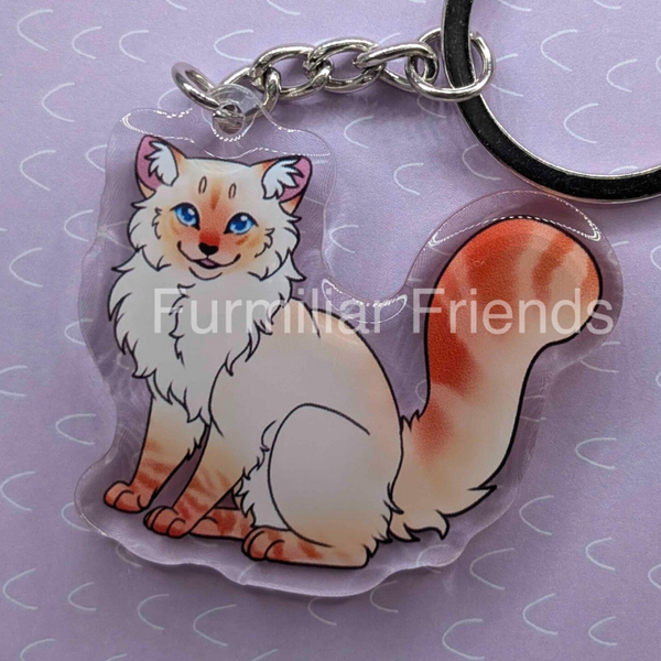 Ragdoll zittend - Cream serie