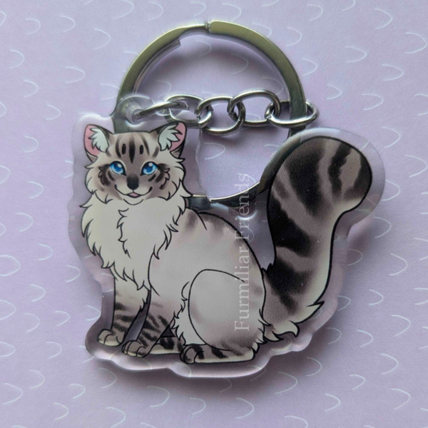Ragdoll zittend - Seal Tabby serie