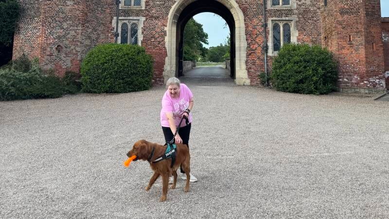 Jo Walpole wedding chaperone Hodsock Priory/jo's Pet Services