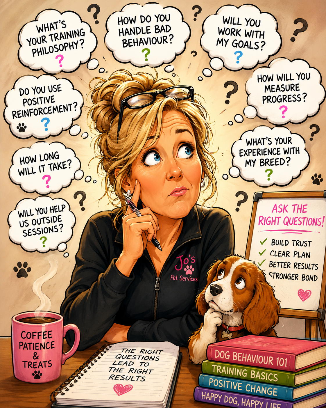 Training questions/Jo's Pet Services