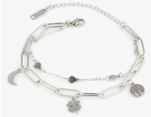 Bedelarmband – Silver Symbols