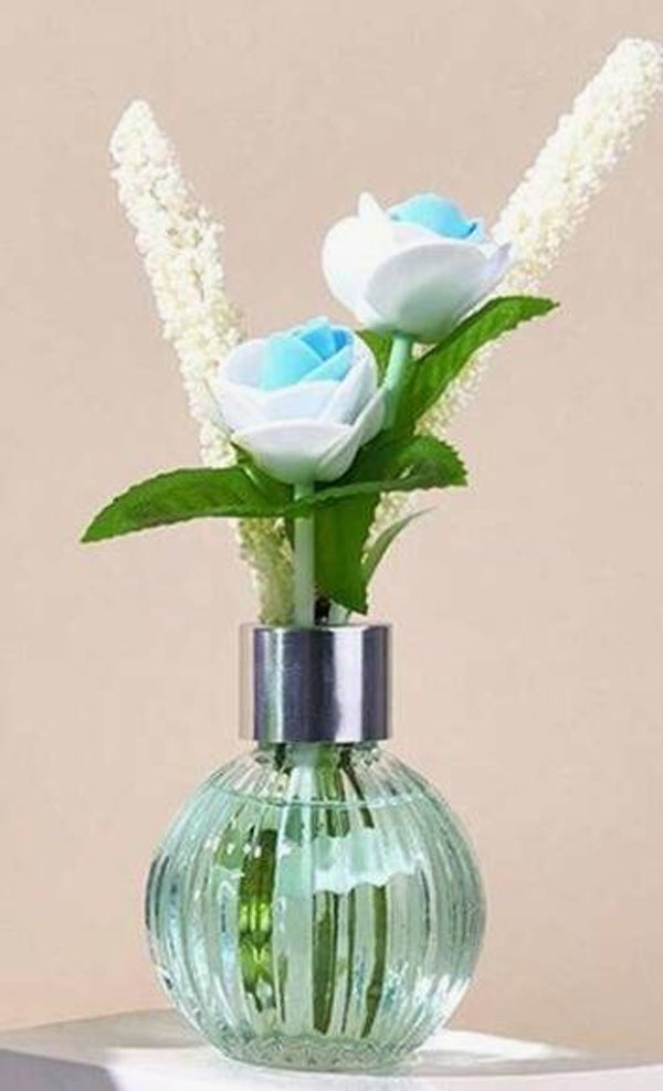 Vlamloze aromatherapie geurverspreider blauwe windgong