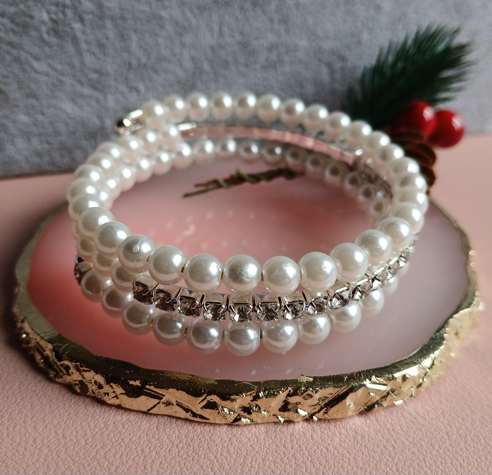 Elegante stretcharmband