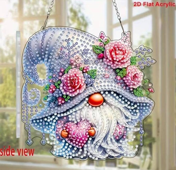 DIY Diamond Painting Kit met een gnoom