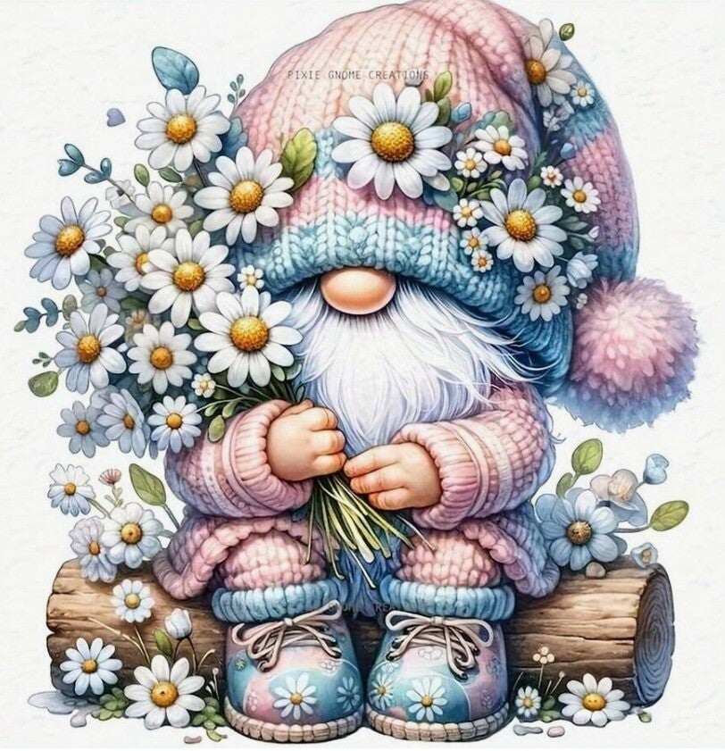 Diamond Painting – Bloemenkabouter