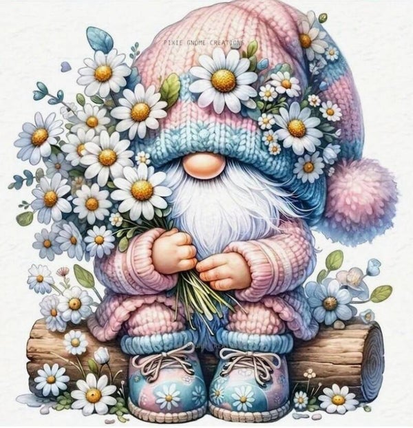 Diamond Painting – Bloemenkabouter