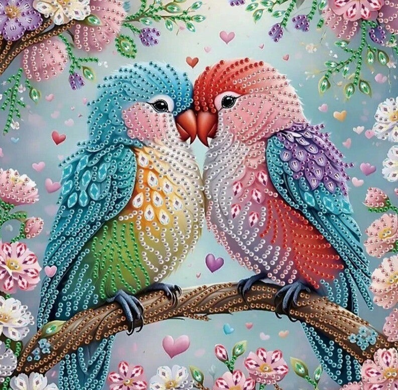 Diamond Painting – Lovebirds