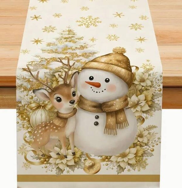 Feestelijke Tafelloper + Raamstickers