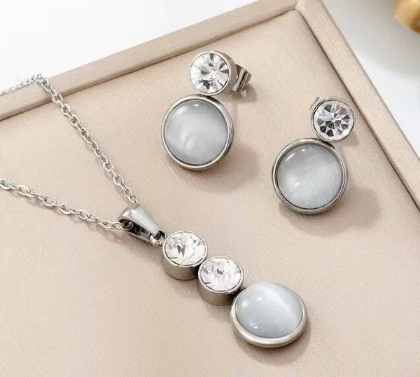 Kattenoog Sieradenset