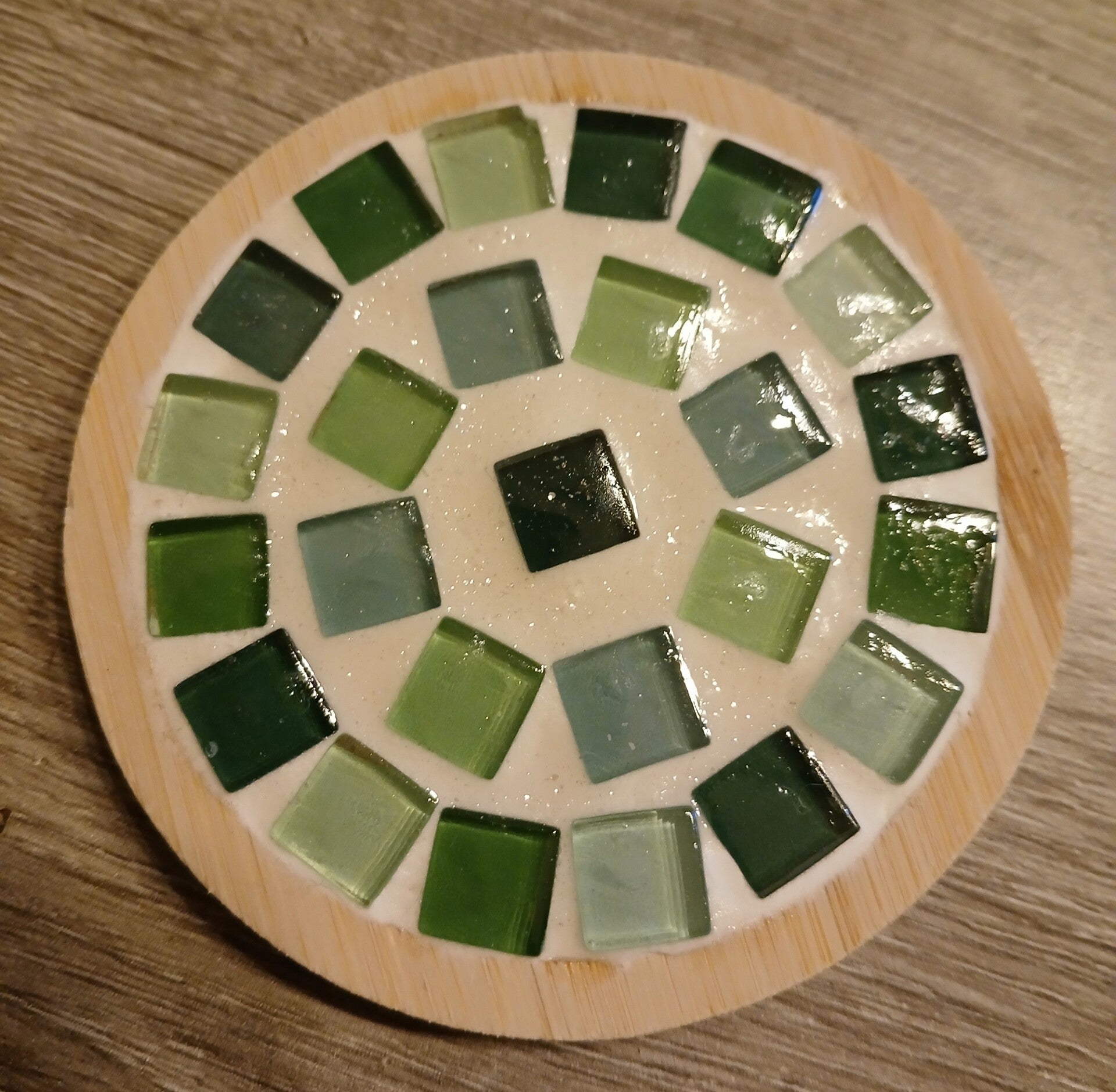 Ronde Mozaïek Onderzetter – 7,5 cm