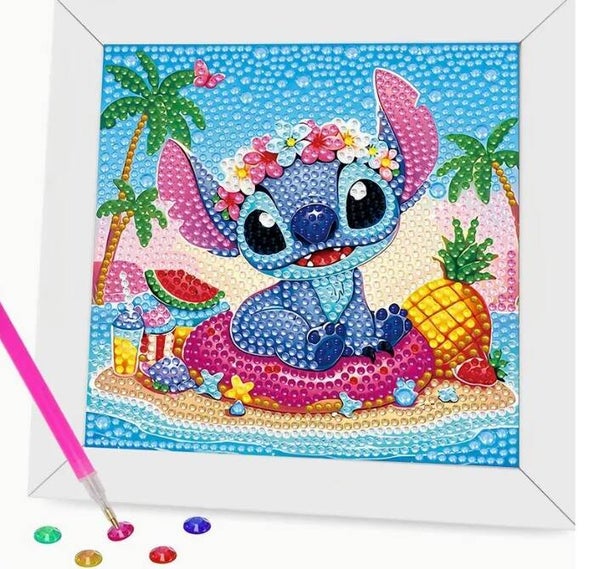 Disney Stitch Diamantschilderij – Mini Editie (17 x 17 cm)