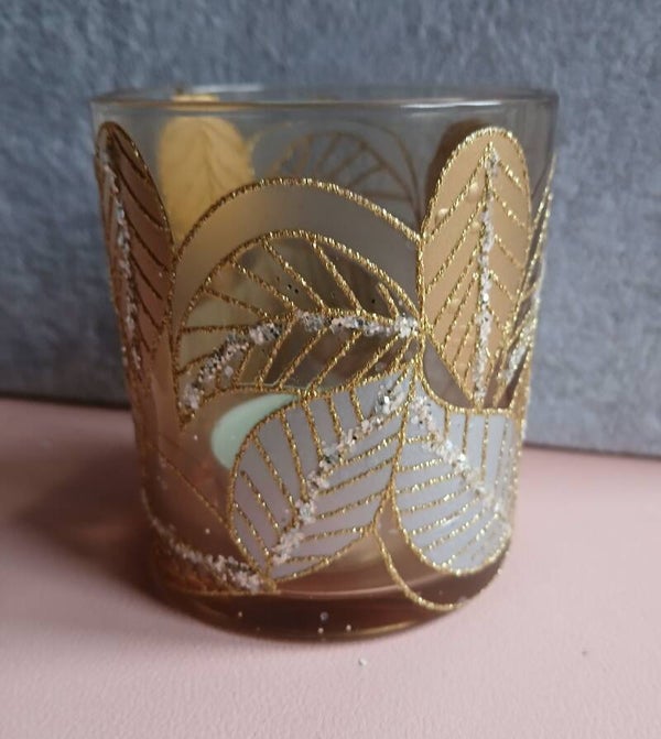 Theelichthouder bruin