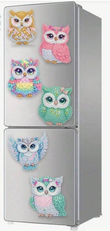 Diamond painting uilen