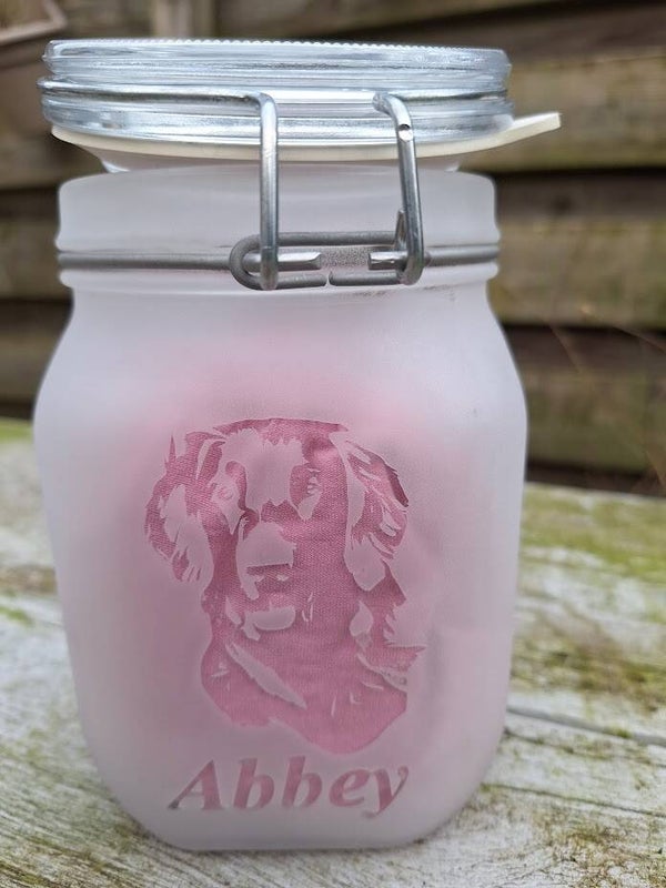 Gestraalde voorraadpotten 1 liter